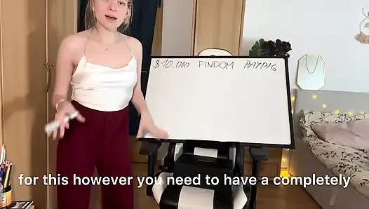 Wie man $ 10.000 pro Monat in Findom macht