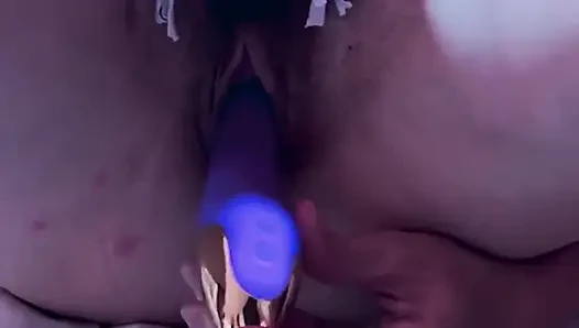 Horny Nico Robin Cosplay Cums Hard with Toys - Huge Squirt & Creamy Pussy Close-up