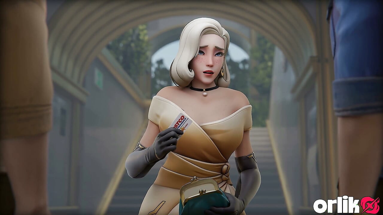 Mercy ssie dwa duże - animacja 3D Overwatch
