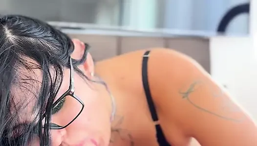 My older stepsister sucked me and we had great sex, busty and pussy full of cum!