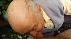 Very old man Sucking Cock