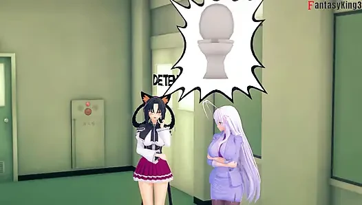 Rossweisse hampir merangkak aku lagi ngentot akeno - dxd ntr madness series