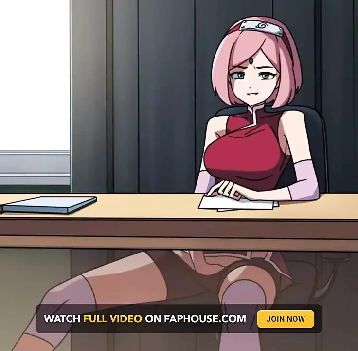 Kunoichi Trainer - Treinador Da Naruto - Parte 80 - Sakura se masturbando debaixo da mesa por Loveskysanx