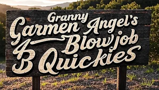 Granny Carmen: Extraordinary Blue Ribbon Cock Sucker