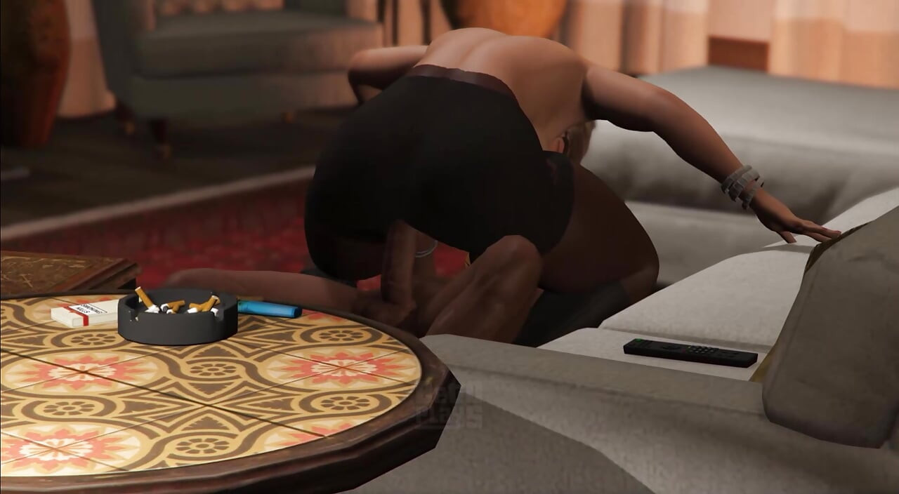 GTA 5 Franklin ve Amanda Michael'ın evinde tam 35 dakikalık film