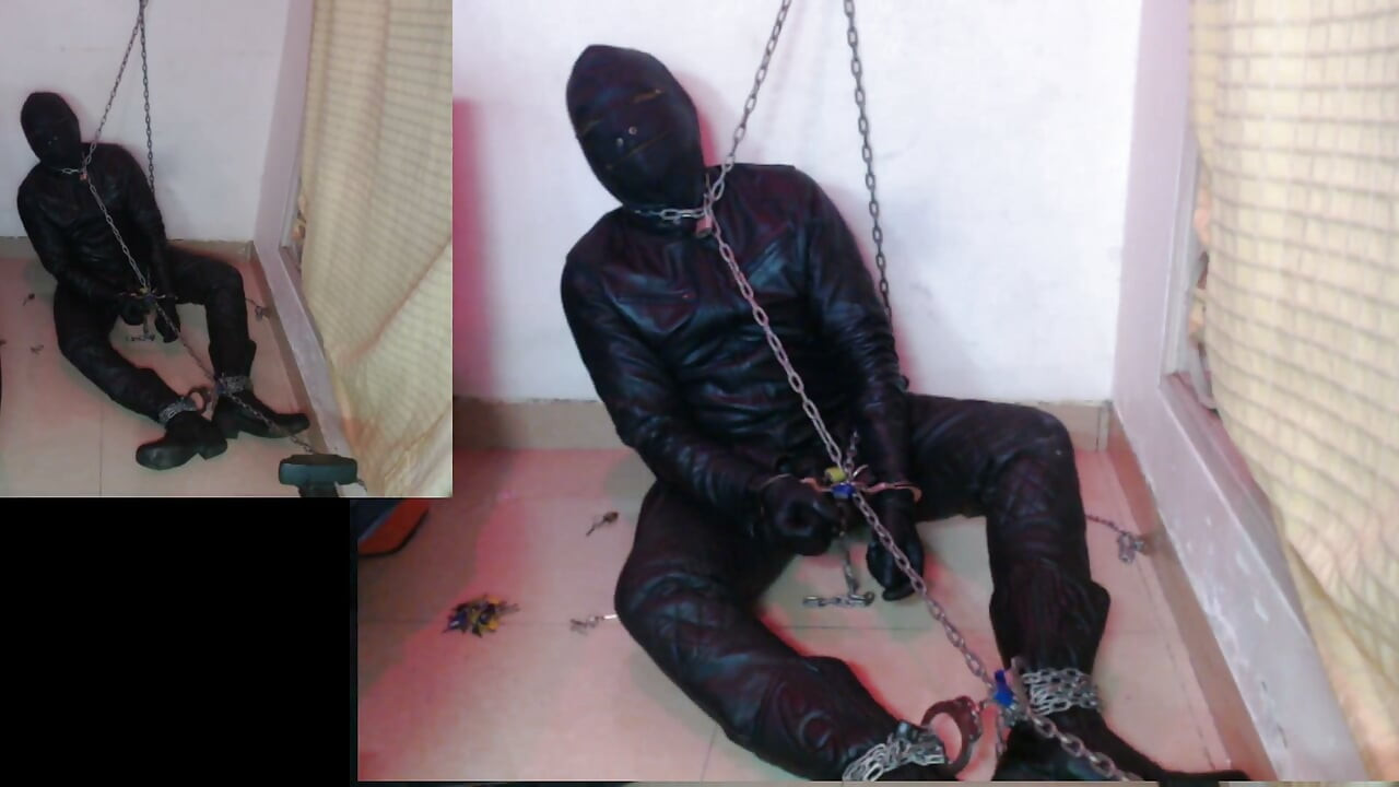 Self Bondage Gay Leather