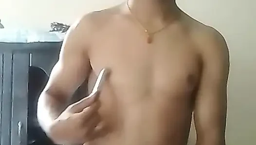 Gay Smoking and Having Fun at home alone