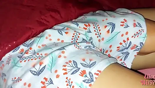 Homemade Video with My Stepsister First Time in Her Bed We Do Things Under the Covers