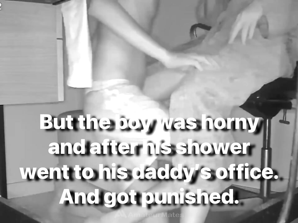 Amateur Stepdad Spanks Twink Stepson and Gets Horny - Part 1