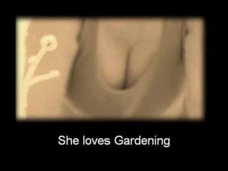 De tuinmanvrouw heeft een goede neuktraining