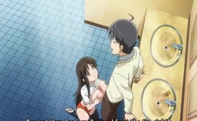 A meeting in the restroom