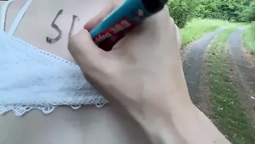 Outdoor BDSM: I Got Used & Written on Outdoors