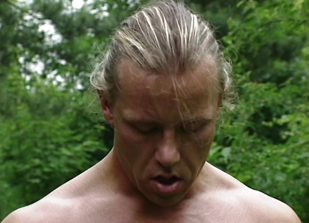 Tanned German doll assfucked in the woods
