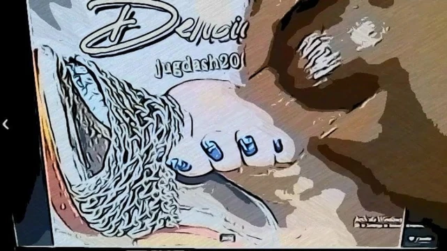 CARTOON VERSION. Double Tribute for Dals' Sexy Feet