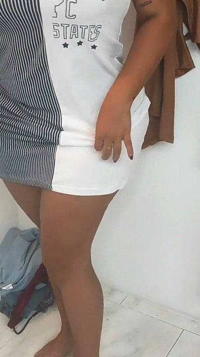 Mature big ass BBW gets caught in public dressing room | Clip 2