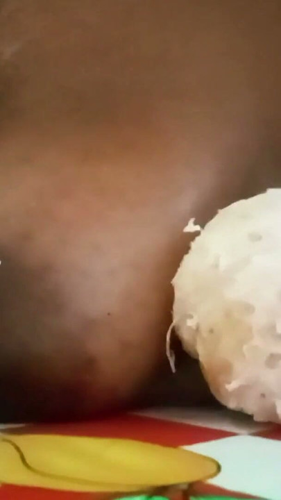 Housewife sucking off huge tits sucking tangerine | Clip 1