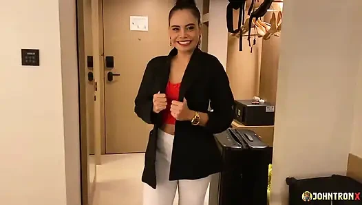 JohnTronX - Unreal Thai amateur babe sucks my dick and gets doggystyled