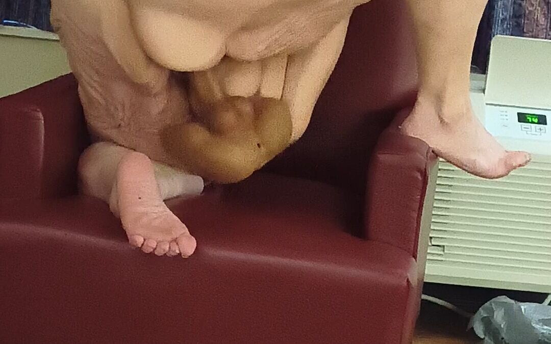 Fat Whore Rides You in the Chair Cums Squirting Everywhere