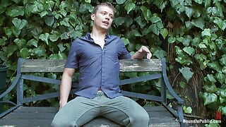 Use and Humiliate a Blond Stud at Stompers Boots.