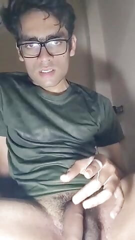 Solo Indian Amateur Boy Jerking off Cumshot