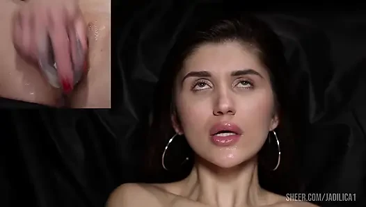 Tight Pussy Gets Lots of Orgasms Playing 1 on 1 with the Camera