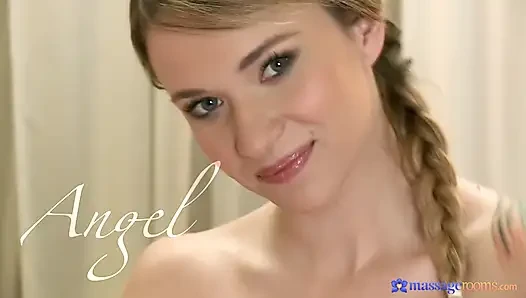 Massage Rooms - Tiny Blonde Gets Massaged Deep in Her Pussy