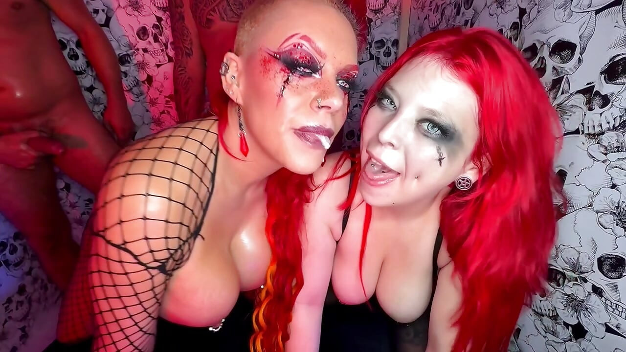 2 Putas vampy drenam vários paus: Gloryhole Edition
