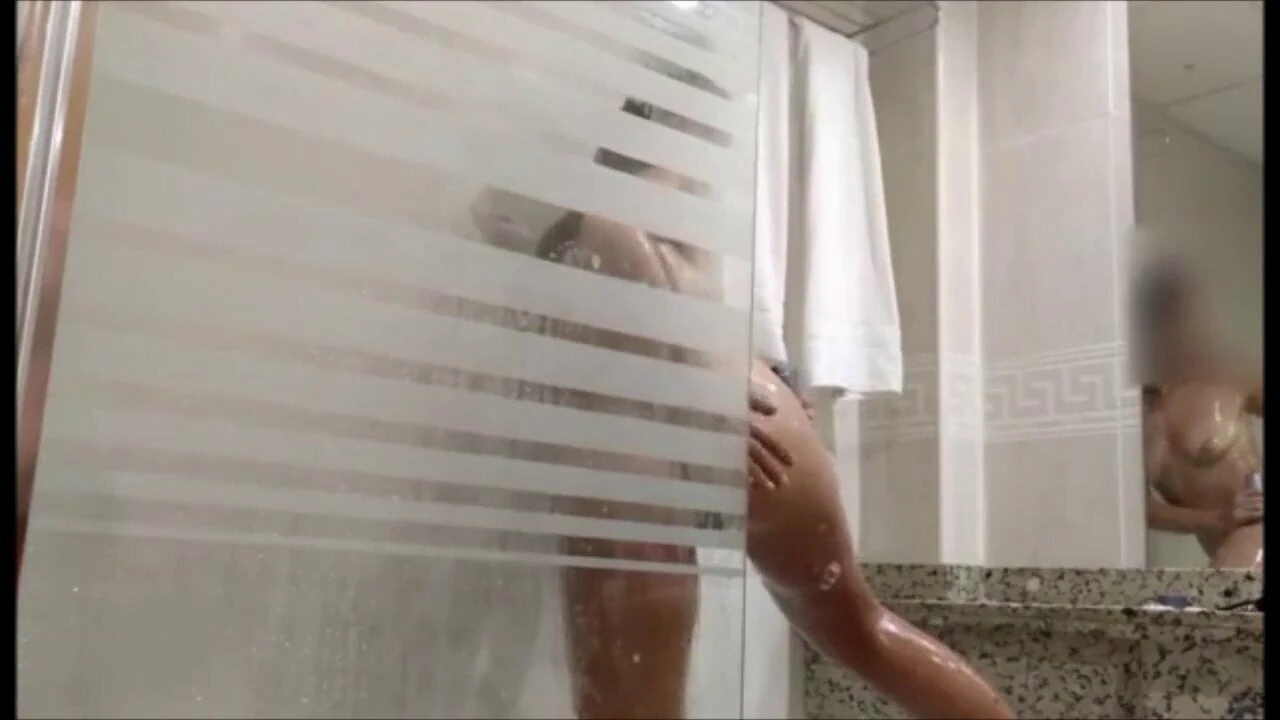 Hot shower masturbation by my gf