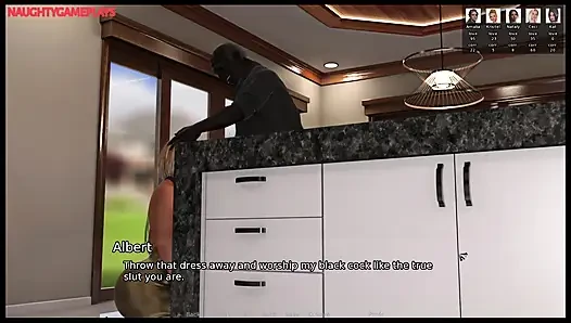 Interracial BBC Fucks Blonde Bimbo, Huge BBW MILF Fucked Hard - Blacked House 03 By mandystarrx