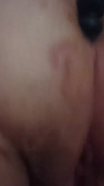 Emotional moment from "Fuck My BBW Ass With That Toy 'Till I Squirt!"