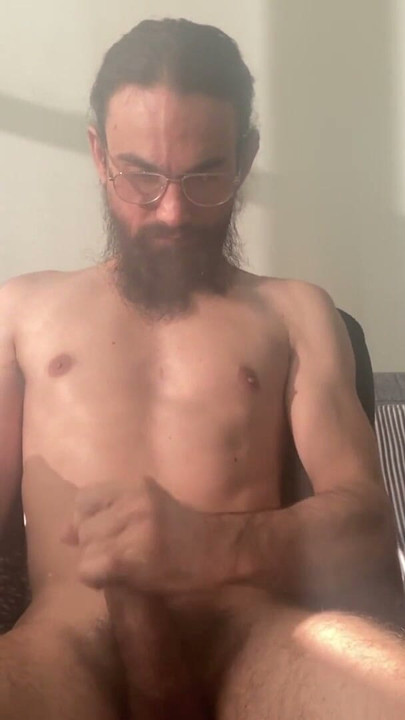 Guy With Cerebral Palsy Sprayed Cum All Over Himself | Clip 1