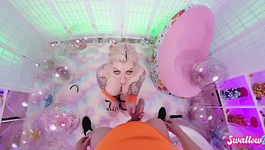 Karma rx si cewek toket besar lagi asik seks anal pov