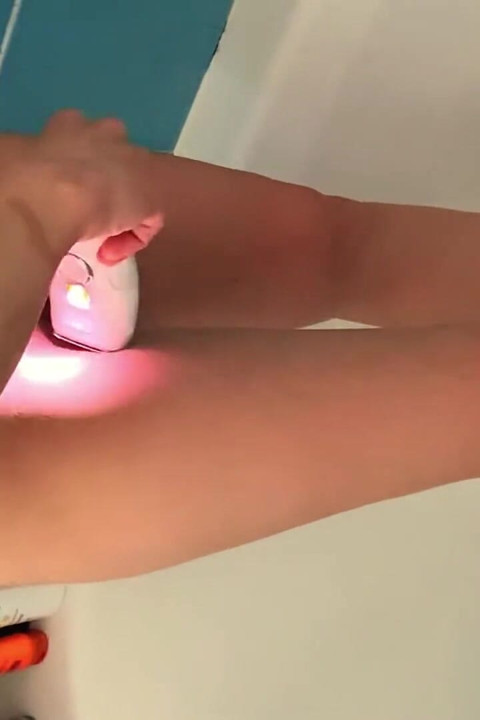 Peeping on Neighbor Wife Showering and Shaving Her Holes