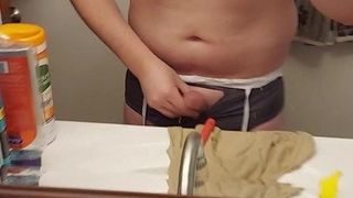 My wife's vibrator and cum on it and panty
