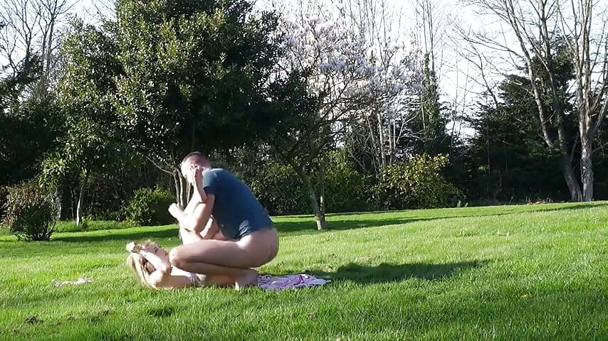 Outdoor POV Anal with Babykitten