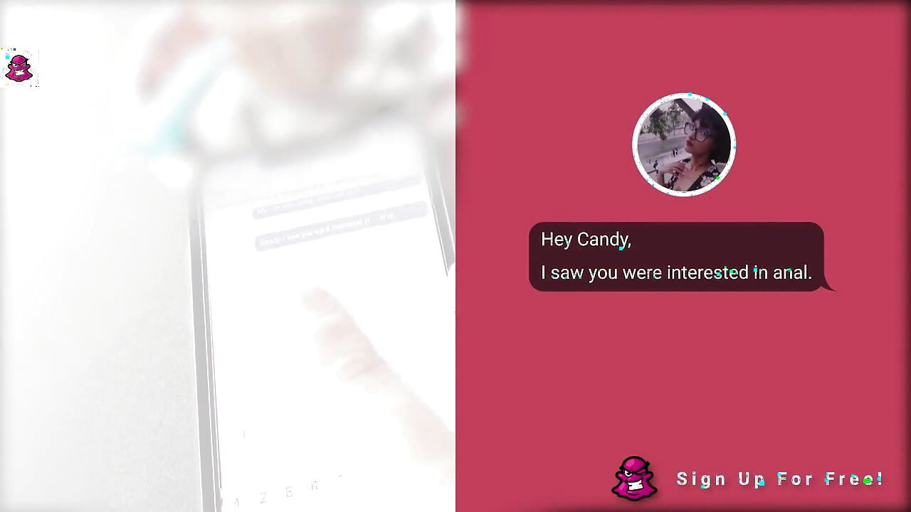Candy devine obraznică în timpul unei partide de sex anal! Snap-futai