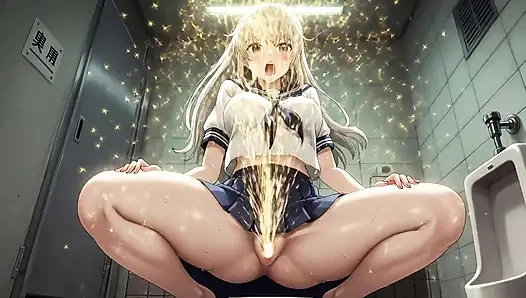 Verschiedene Orte zum Urinieren