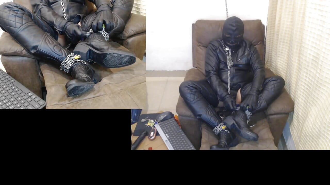 Selfbondage Leather Gay Live