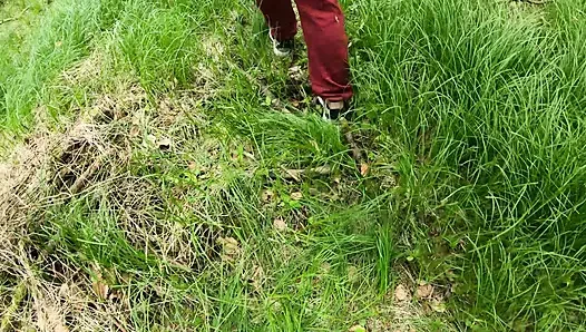 Blowjob im wald