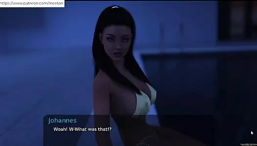 Mia ile yaz - havuzda mastürbasyon yapıyor