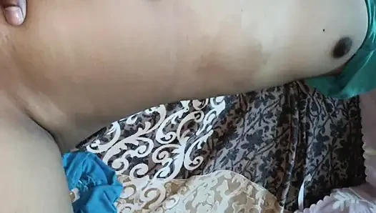 I squeeze my dairy stepmom's huge tits