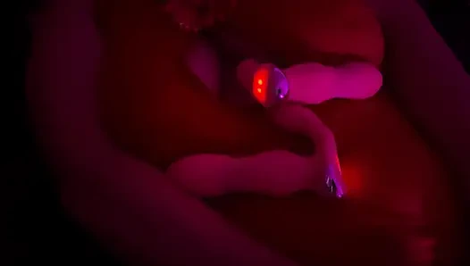 Helping a married woman masturbate using a dildo