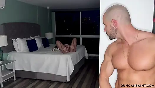 I caught redhead babe Joha Bettina masturbating