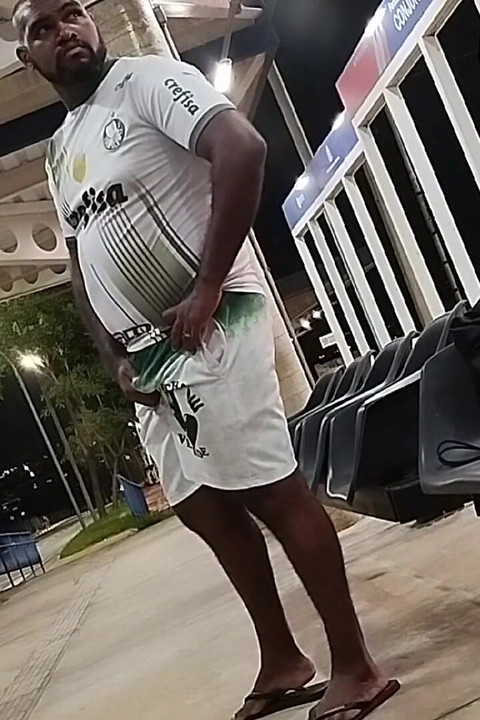 Excited While Waiting for Bus