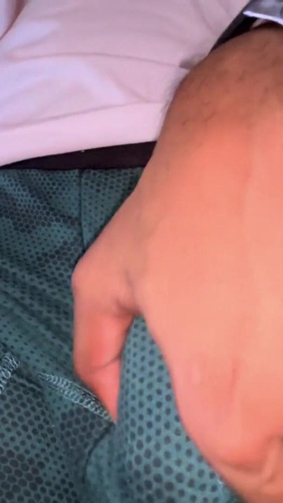 MY FRIEND FROM COLLEGE PUTS HIS BUNDLE IN FRONT OF ME AND I CAN'T RESIST AND I TOUCH IT | Clip 2