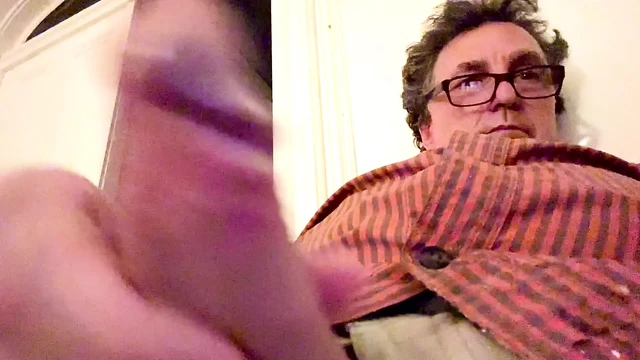 Father masturbates