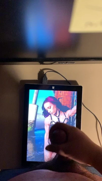 Sasha Banks Cum Tribute 4 Swimsuit Edition