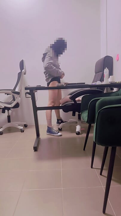 Having sex in the office on vacation.