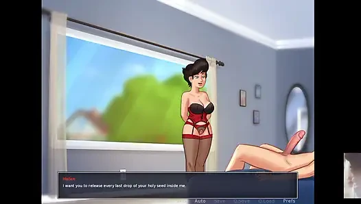 SUMMER TIME SAGA!! HOT MILF MOTHER-IN-LAW  SEX SECNE!