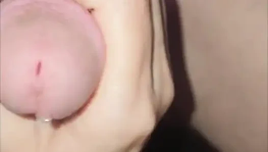 Peras sperma hangat dari kontol ngacengnya